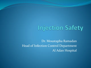 Dr. Moustapha Ramadan
Head of Infection Control Department
Al Adan Hospital
 
