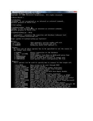 Injection sql