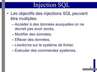 Injection Sql Exemple injection sql for cybersecurity studentsss.pptx