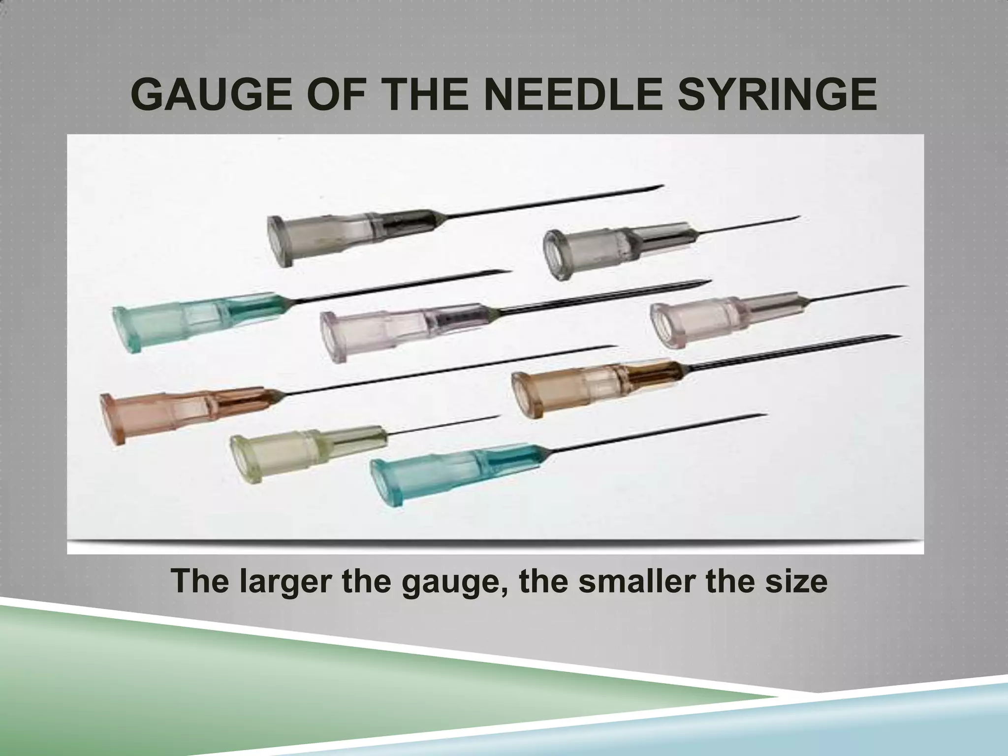 Typical Injection Measurement Injection Technique | PPTX
