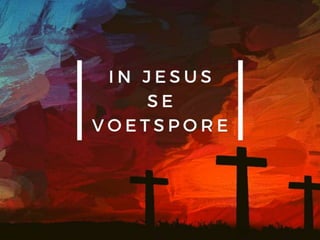 Tema: In Jesus se voetspore 