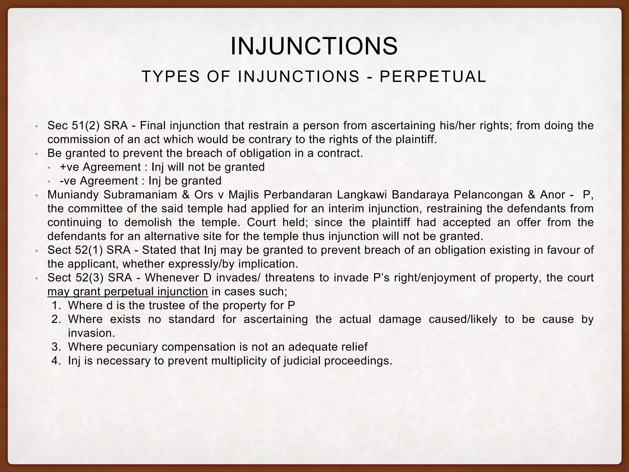 Injunctions | PPT