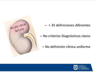 – > 35 definiciones diferentes

– No criterios Diagnósticos claros

 – No definición clínica uniforme
 