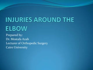 Prepared by:
Dr. Mostafa Azab
Lecturer of Orthopedic Surgery
Cairo University
 