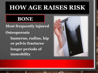 Geriatric Population. Injury in Aging (Geriatrics) : How to Handle ...