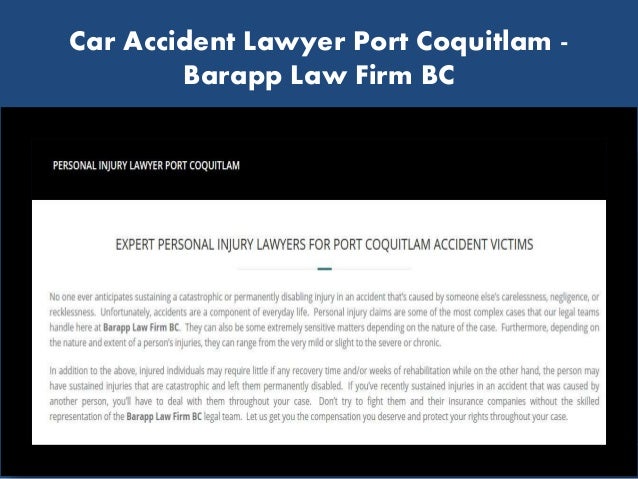 Personal Injury Lawyer Port Moody