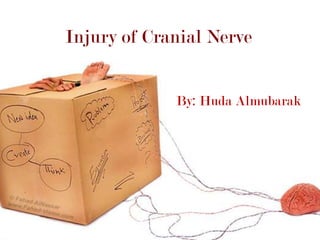Injury of Cranial Nerve  By: Huda Almubarak 