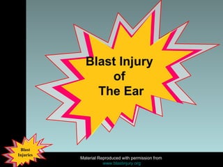 Blast Injury  of  The Ear 