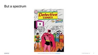 © 2024 Synopsys, Inc. 8
But a spectrum
Injustice: Developers Among Us (Allon Mureinik, cc-by-sa-4.0)
 