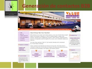 Generación de contactos B2B
