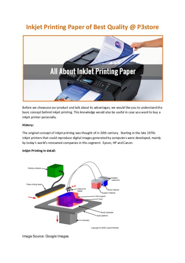 Inkjet printing paper of best quality p3store