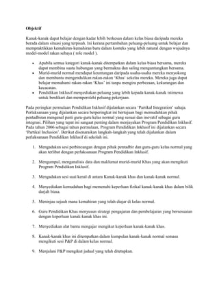 Inklusif 1 | PDF