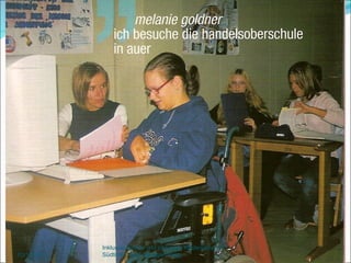 03/12/2010 Inklusive Schule und inklusiver Kindergarten in Südtirol -  Edith Brugger-Paggi 