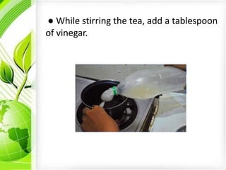 Tea Extract Ink Ink made from teabags | PPTX