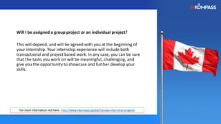 INKOMPASS Canada - A Philip Morris International Internship Program | PPTX