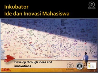 Develop through ideas and
            innovations ..
0809
GKN-KMITB                               1
 