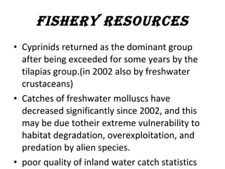 world inland capture fisheries