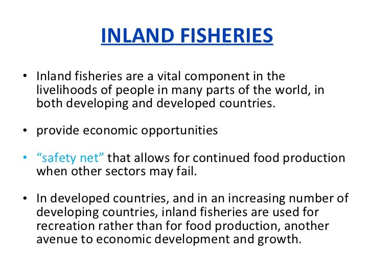 world inland capture fisheries