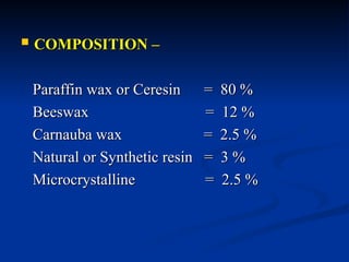 Inlay_Casting_Wax-BDS_II_Year-31-12-14.ppt
