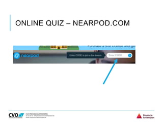 ONLINE QUIZ – NEARPOD.COM
 