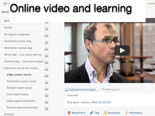 Online video and learning

 