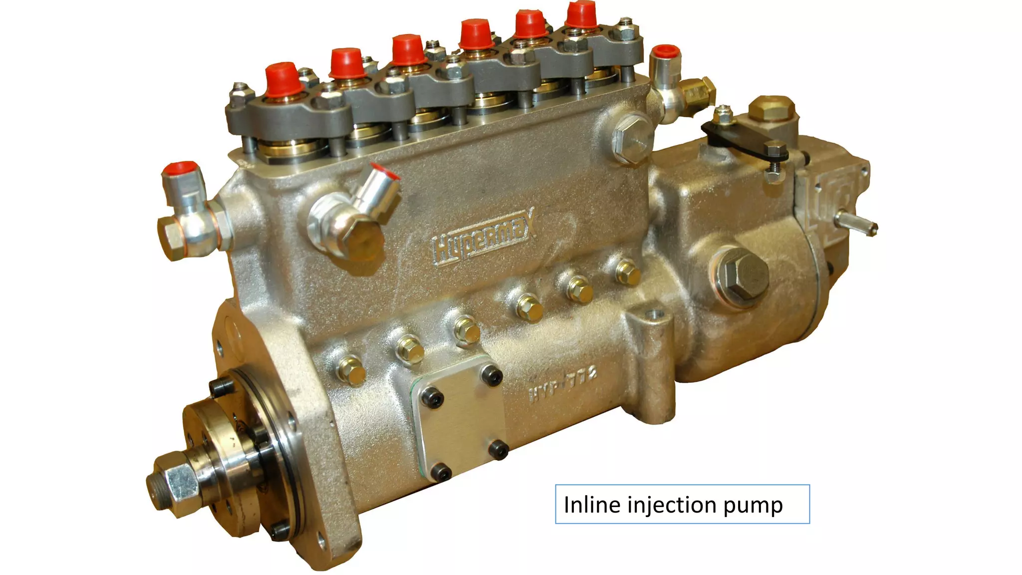 Inline injection pump
 