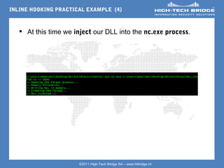 Inline Hooking in Windows | PDF