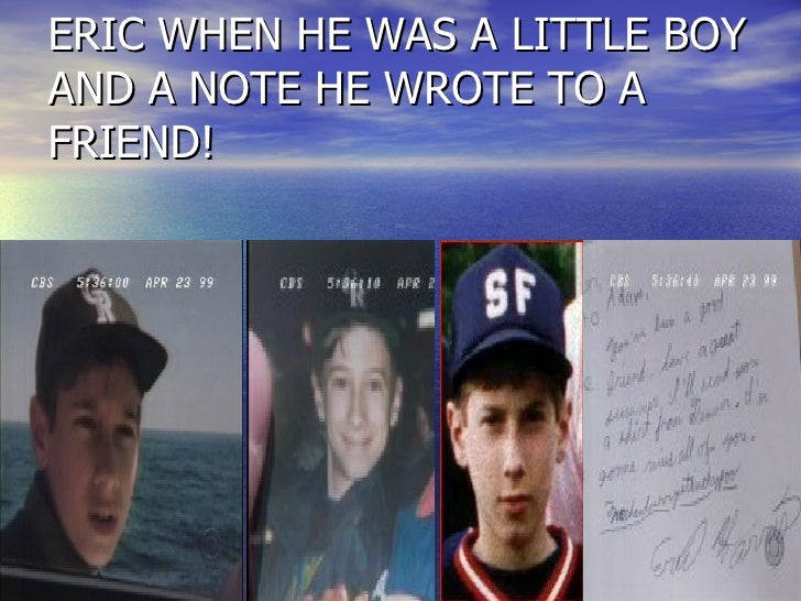 in loving memory of eric david harris essay about bullying
