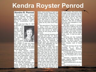 Kendra Royster Penrod
 