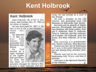 Kent Holbrook
 