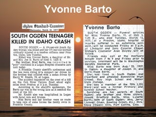 Yvonne Barto
 