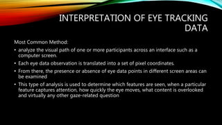 Eye Tracking Tests for Cognitive Impairment | PPTX