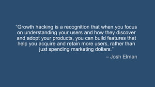 Why Growth Hacking?
$0
$20
$40
$60
$80
$100
$120
$140
$160
2000 2001 2002 2003 2004 2005 2006 2007 2008 2009 2010 2011 201...