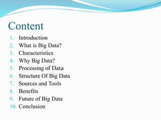 In memory big data management and processing | PPTX