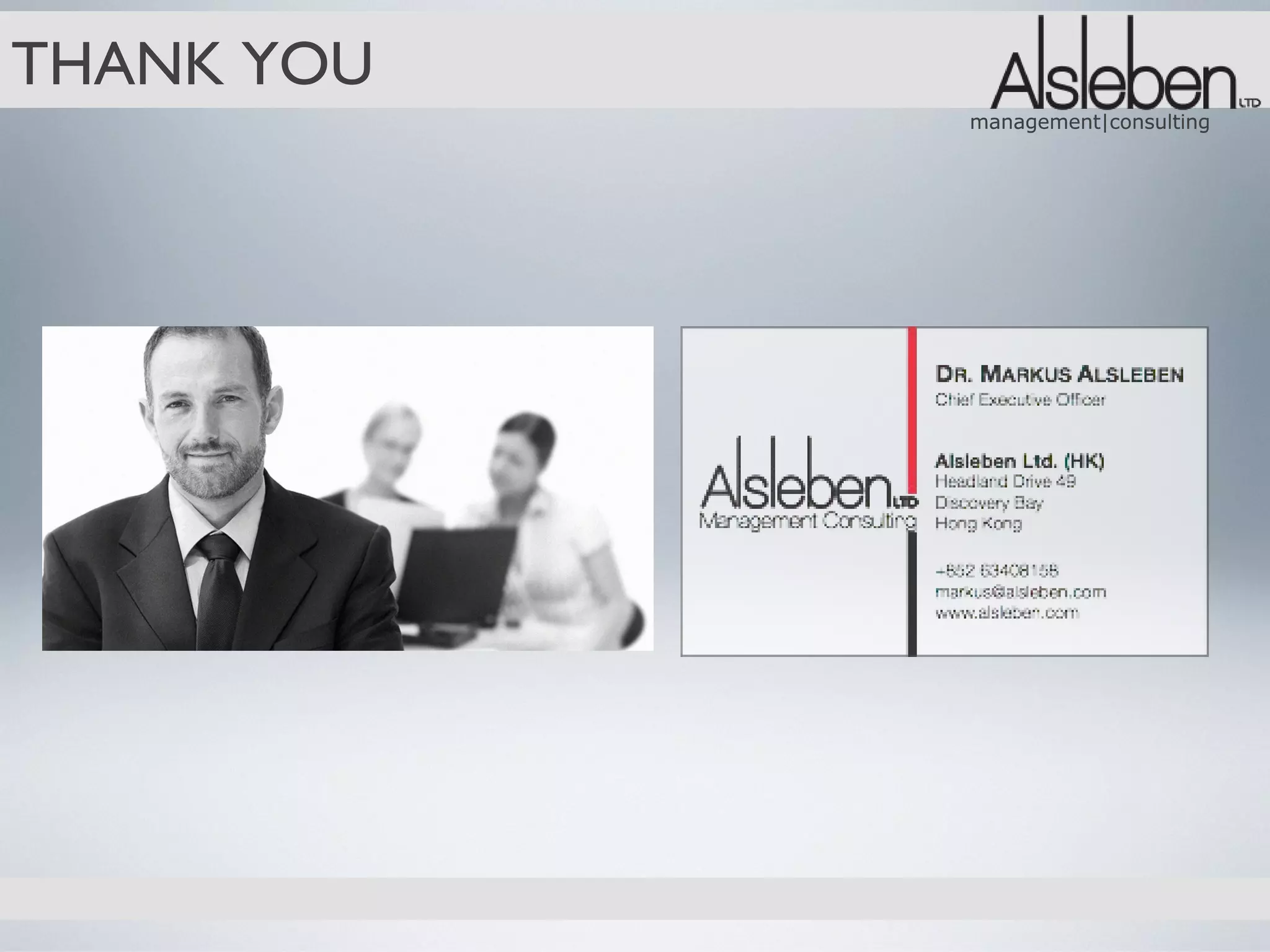 THANK YOU
            management|consulting
 