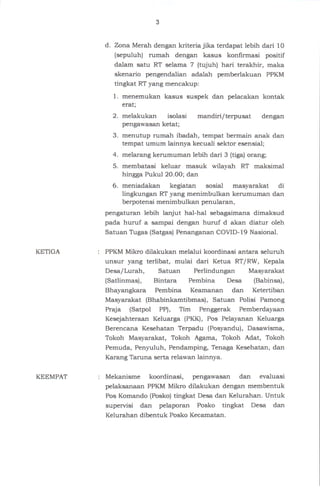Inmendagri nomor 3 tahun 2021