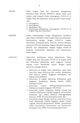 Inmendagri nomor 3 tahun 2021