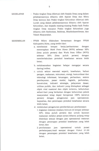 Inmendagri nomor 3 tahun 2021