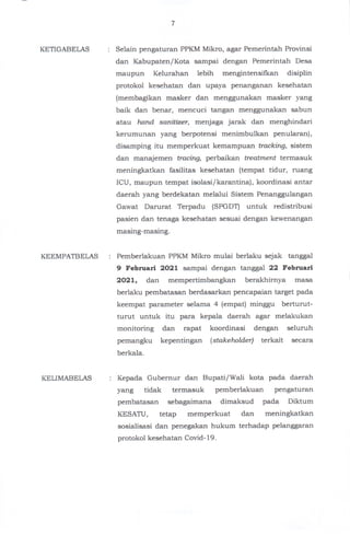 Inmendagri nomor 3 tahun 2021