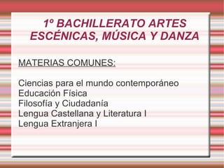 2º BACHILLERATO HUMANIDADES Y CIENCIAS SOCIALES MATERIAS OPTATIVAS: 2ª Lengua Extranjera