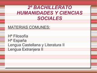 Lengua Castellana y Literatura I