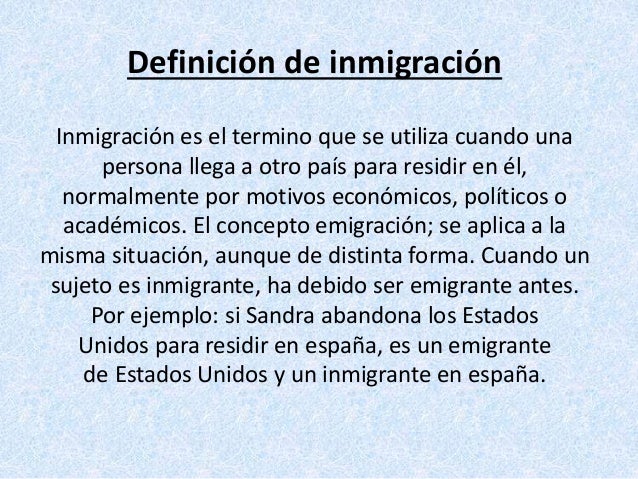 Inmigracion legal