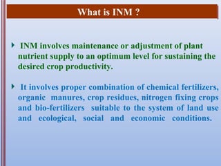 Inm in horticulture | PPT