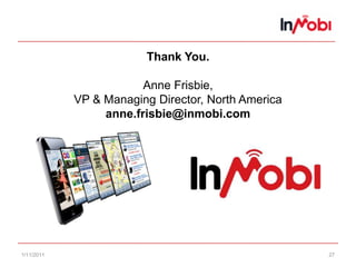10/29/201020Consumers appreciate a real exchange of value.  Top Tier Brands Offer Value in The Mobile Channel.