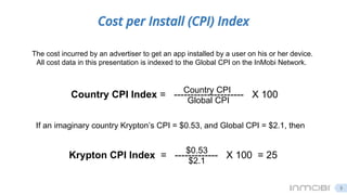 Cost per Install (CPI) Index
The cost incurred by an advertiser to get an app installed by a user on his or her device.
Al...