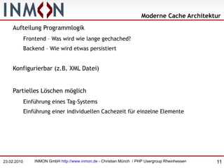 Wo werden Caches eingesetzt? 