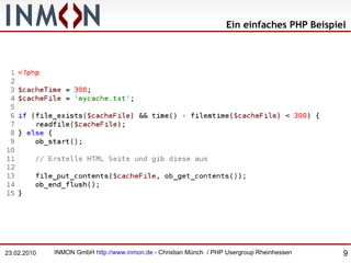 Cache muss aktualisiert oder sogar neu aufgebaut werden 