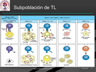 Subpoblación de TL




        Martin Villarroel Mareño MD   25/03/2013   9
 