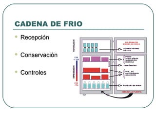 CADENA DE FRIO


Recepción



Conservación



Controles

 