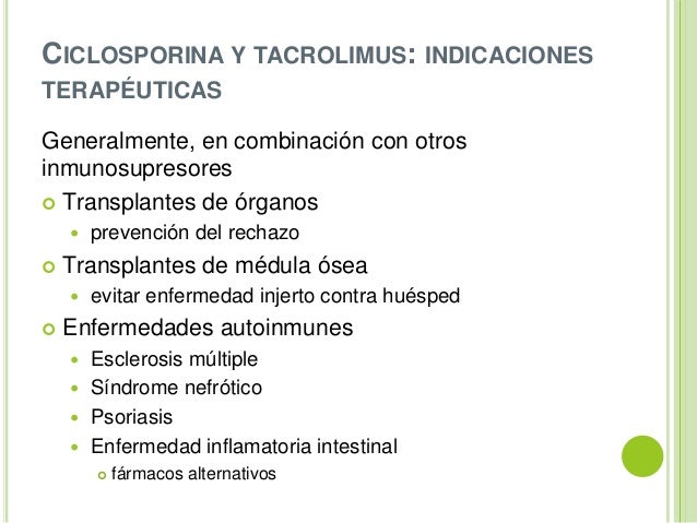 Prograf Tacrolimus Efectos Secundarios